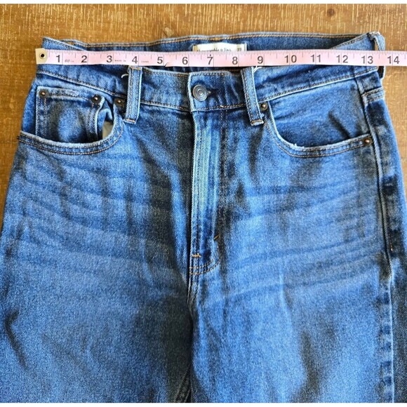 Abercrombie and Fitch ankle straight high rise denim jeans women's size 27 - Picture 8 of 8